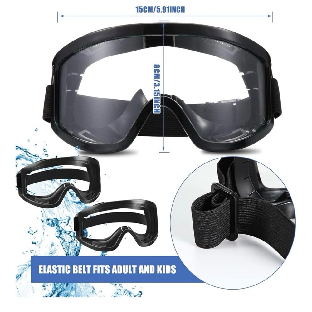 12 Pieces Kids Safetyā Goggles, Adult Science Goggles Boys,girls Lab Goggle